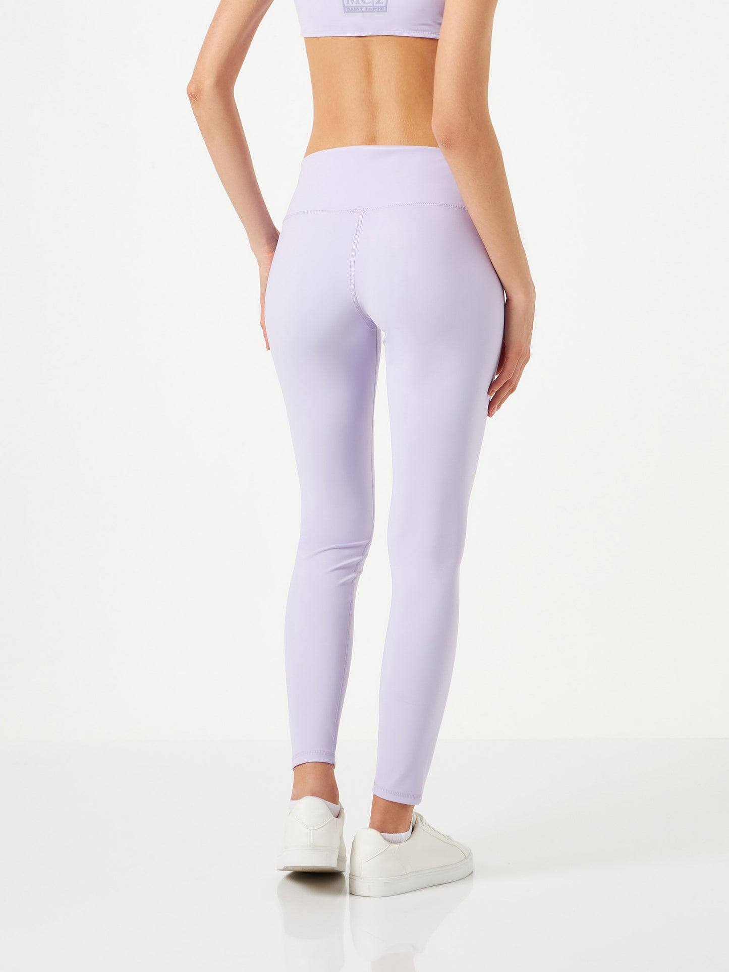 Lilac yoga leggings - MC2 Saint Barth