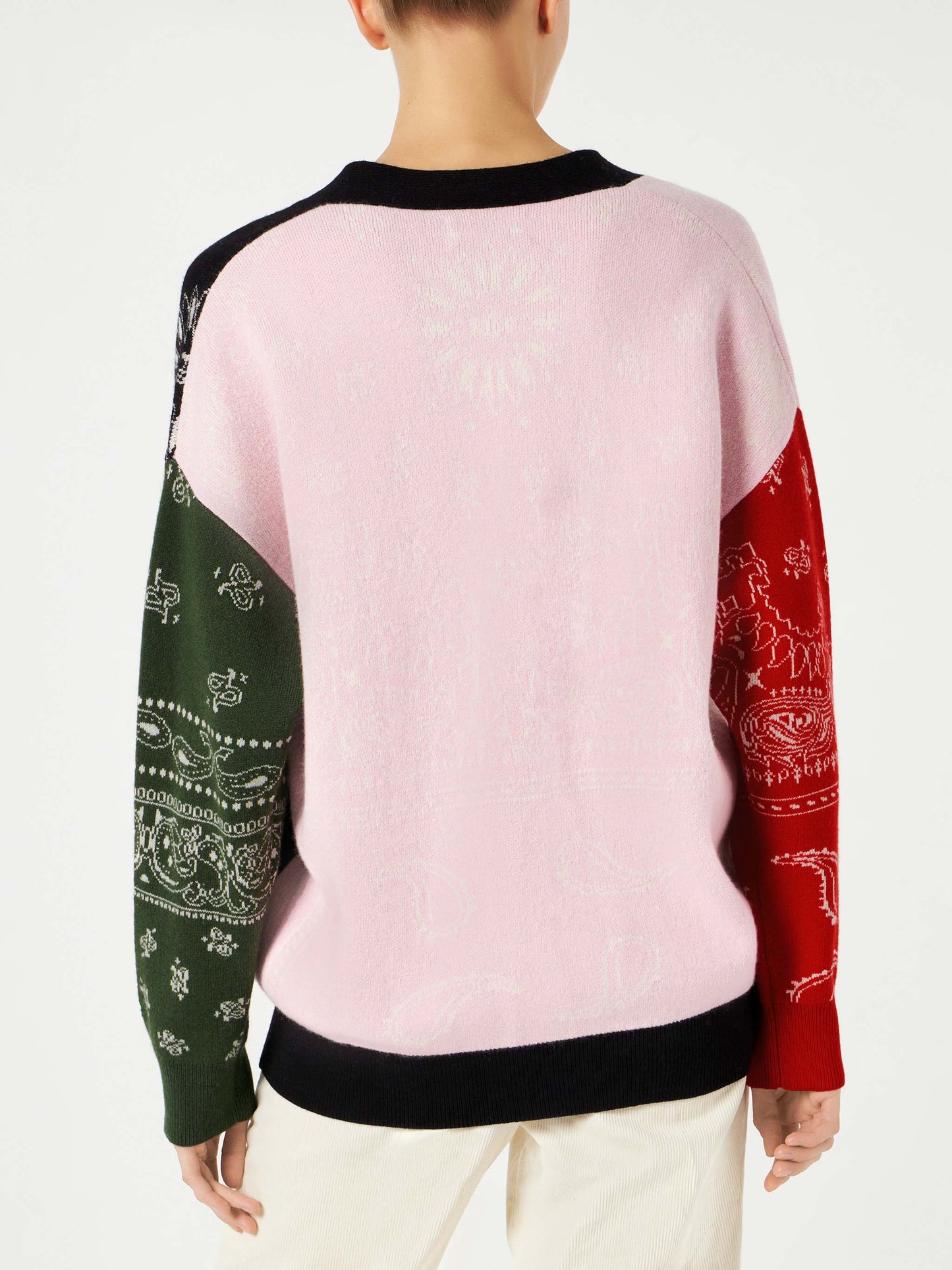 Woman cardigan with pockets and Saint Barth embroidery - MC2 Saint Barth