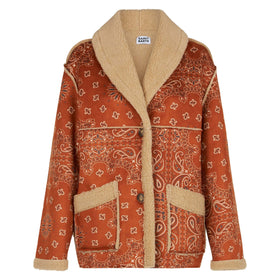 Woman reversible shearling jacket - MC2 Saint Barth