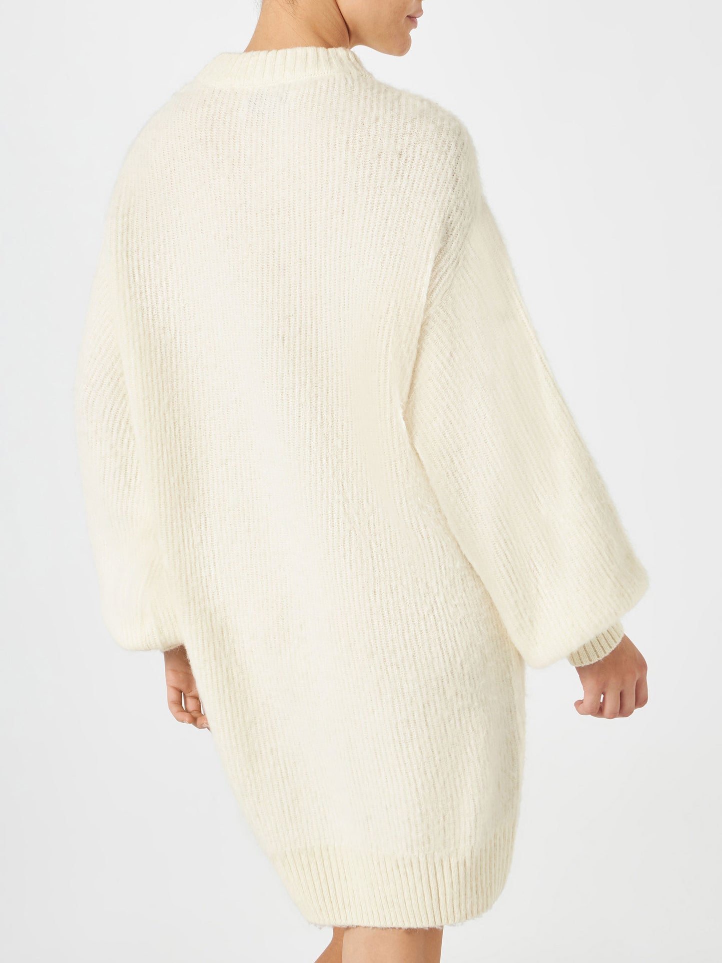 Brushed knit dress with It's cold outside embroidery - MC2 Saint Barth