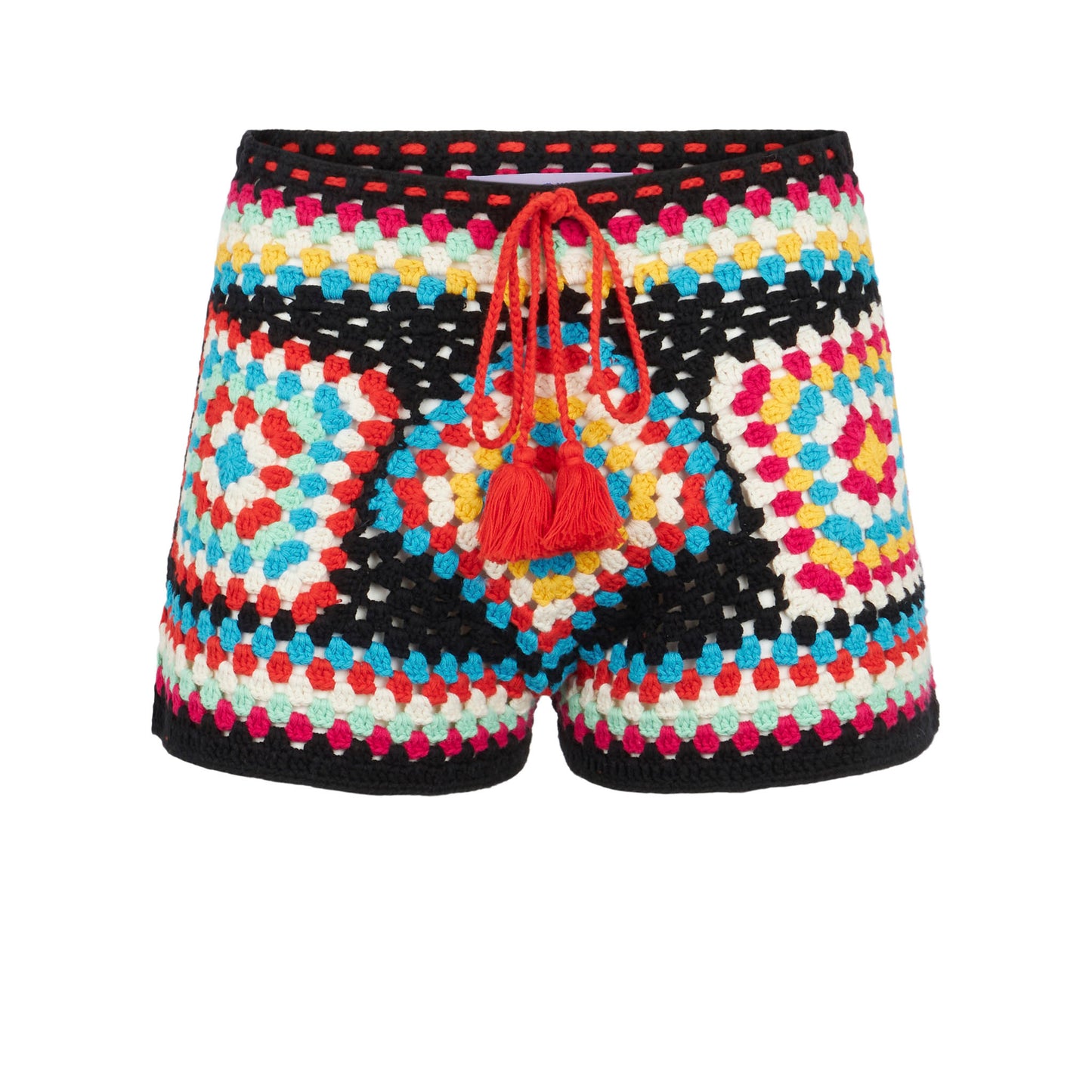 Woman crochet shorts