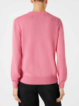 Frau rosa Pullover Ich hasse Berge Schlumpfine | ©PEYO SONDERAUSGABE