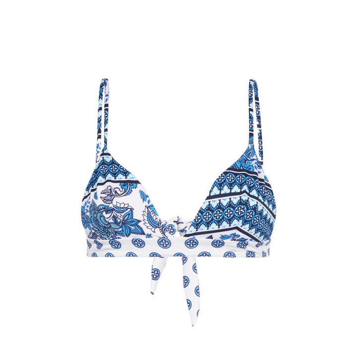 Woman triangle top with gipsy print - MC2 Saint Barth