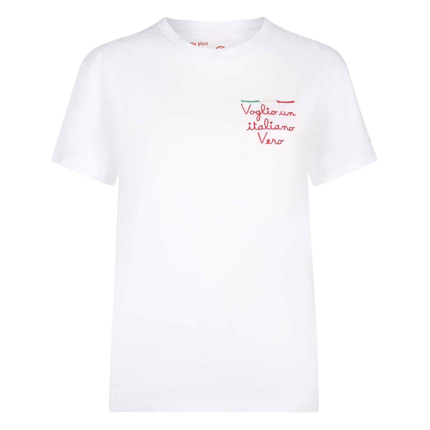 Woman cotton t-shirt with embroidery - MC2 Saint Barth