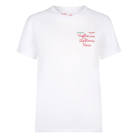 Woman cotton t-shirt with embroidery - MC2 Saint Barth
