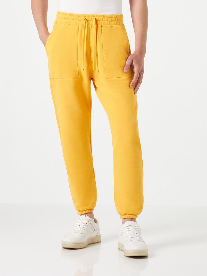Yellow-ochre track pants | Pantone® Special Edition - MC2 Saint Barth