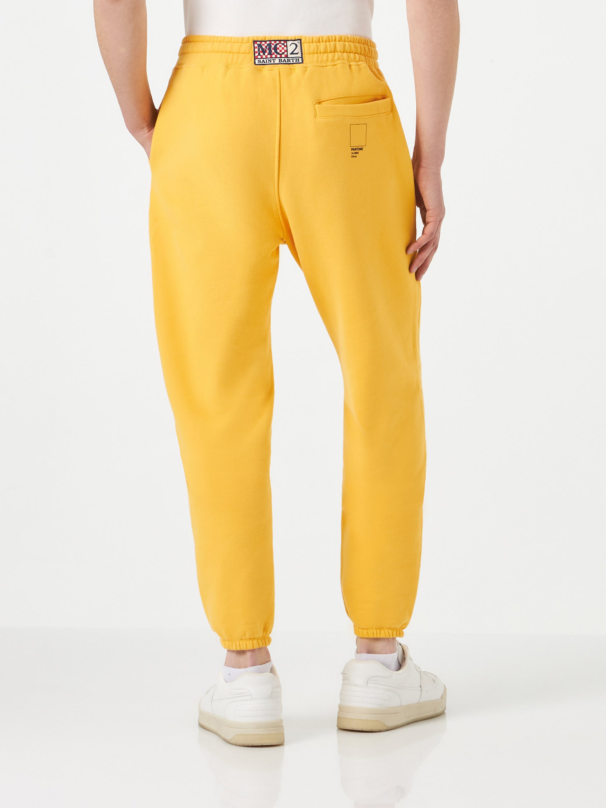 Yellow-ochre track pants | Pantone® Special Edition - MC2 Saint Barth