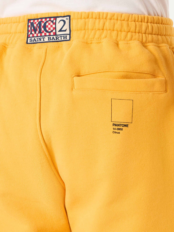 Yellow-ochre track pants | Pantone® Special Edition - MC2 Saint Barth
